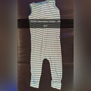 RAGS sleeveless romper, size 5/6